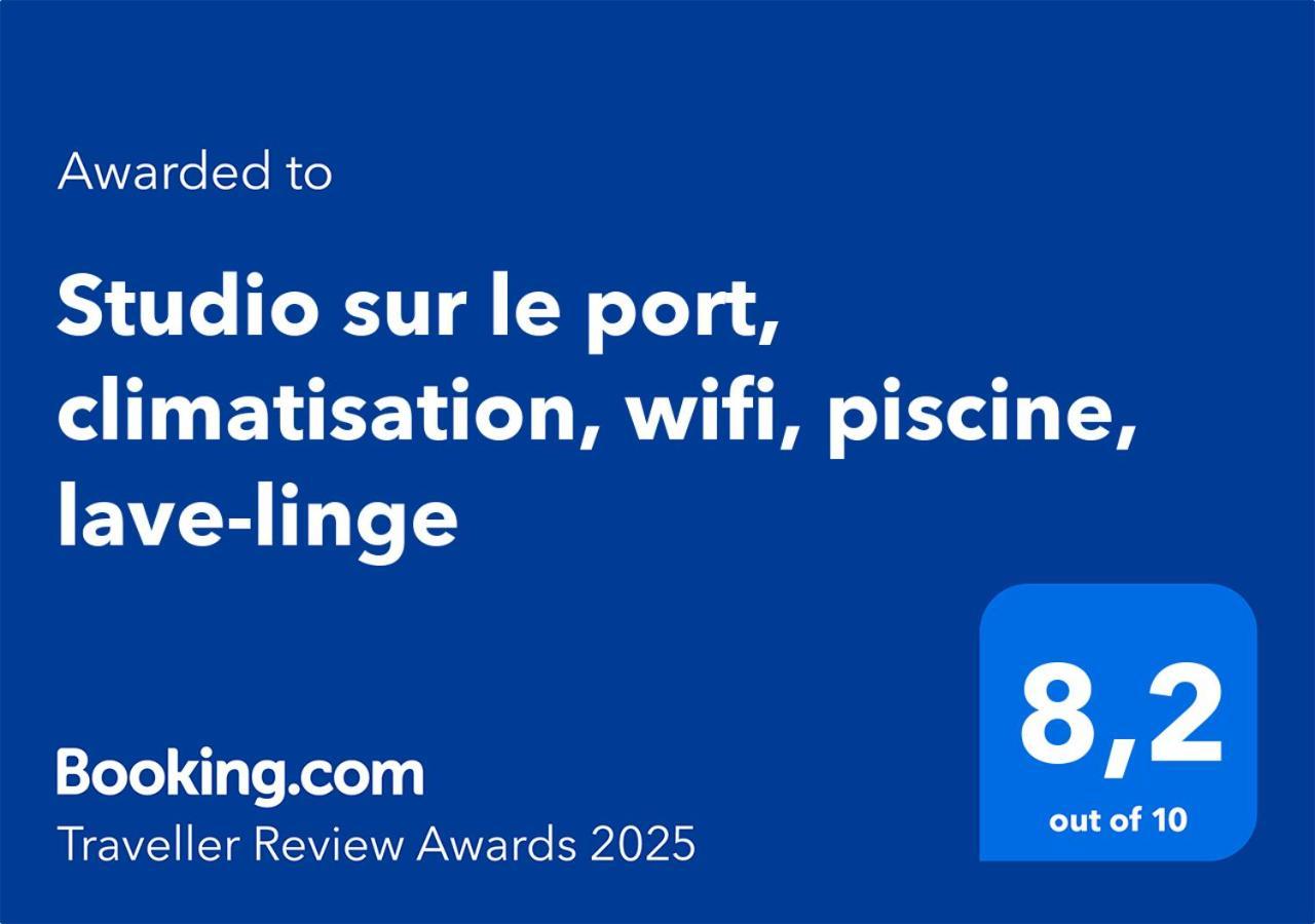 Studio Sur Le Port, Climatisation, Wifi, Piscine, Lave-Linge Gruissan Exterior foto