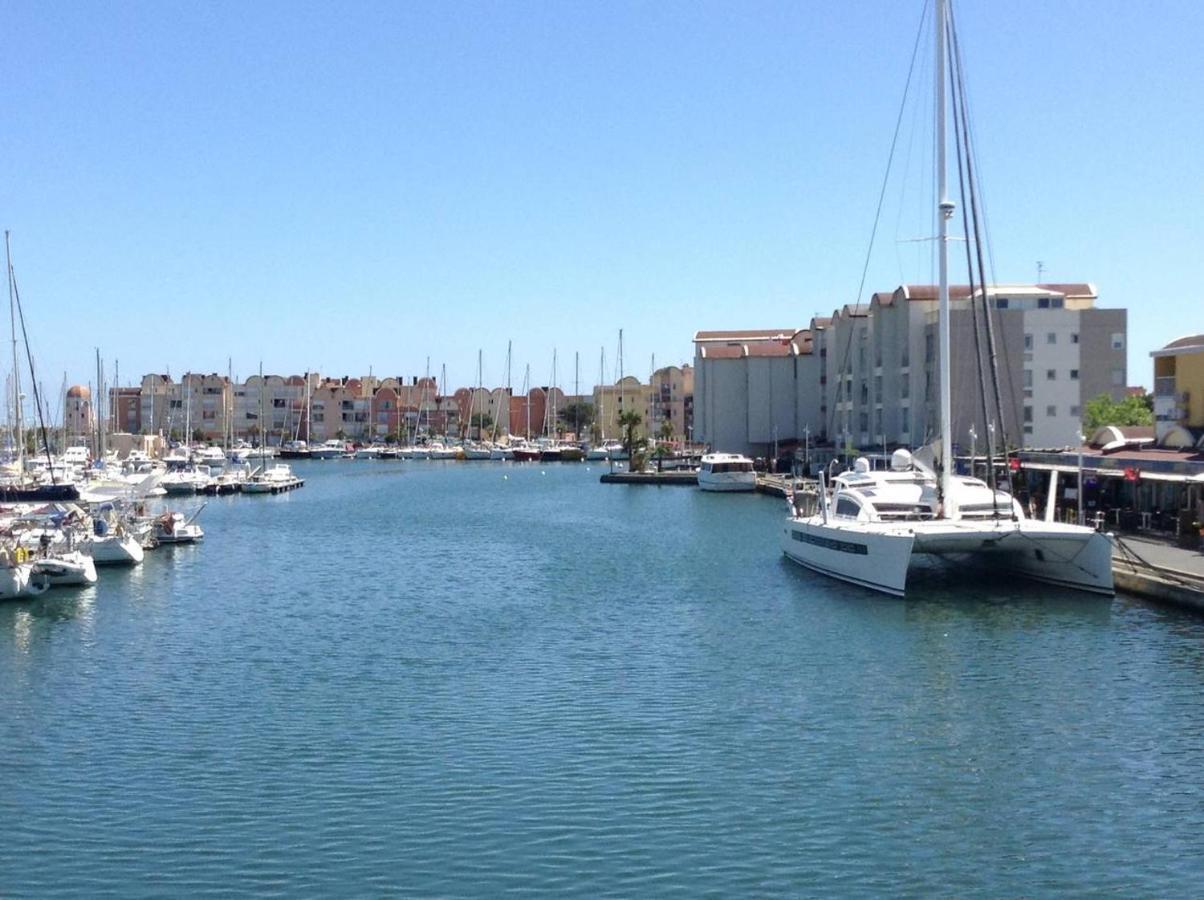 Studio Sur Le Port, Climatisation, Wifi, Piscine, Lave-Linge Gruissan Exterior foto